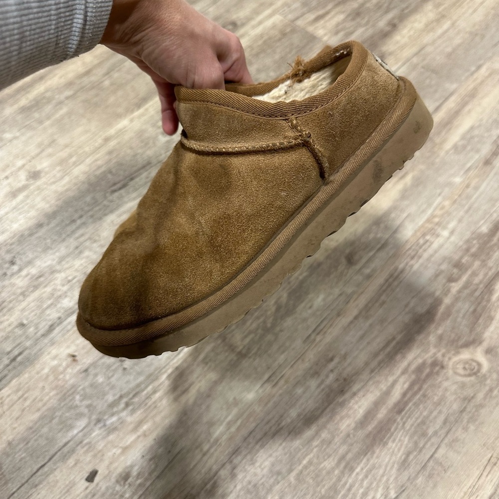 Uggs extra ultra mini Brown Suede Slip-On Shoes